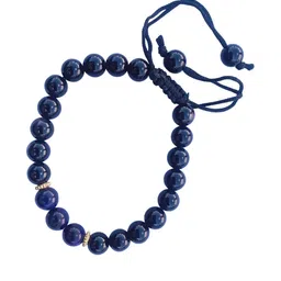 Apnisanskriti Black Onyx Shine Blue Tiger Eye Stone Bracelet-picture-35