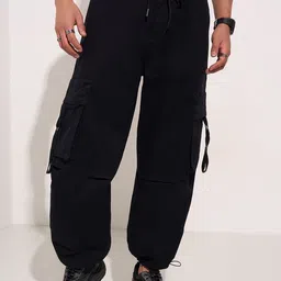 Street 808 by Pantaloons Men Pure Cotton Straight Fit Joggers-image-52