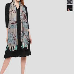 POSHAMPAA be desi Women Pack of 3 Printed Scarf With Tasselled Border-picture-14