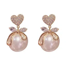 Vembley Heart Shaped Drop Earrings image 4