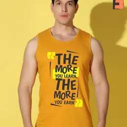 WOOSTRO Men Pack of 2 Typography Printed Round Neck Cotton Slim Fit Sports T-shirts-picture-21