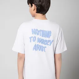 Alan Jones Boys Printed Drop-Shoulder Sleeves T-shirt-picture-2