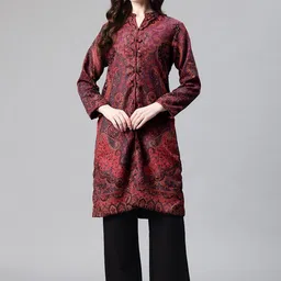 Moda Rapido Women Woollen Open Front Jacket-picture-35