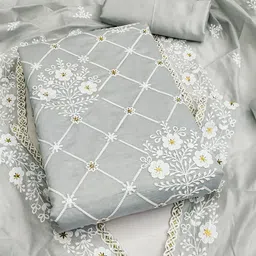 Ishin Embroidered Unstitched Dress Material-picture-31