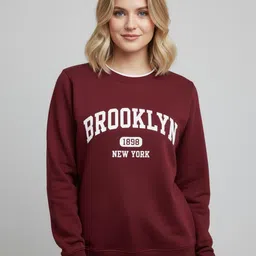 DressBerry Women Printed Long Sleeves Round Neck Sweatshirt-picture-26