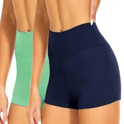 ORLIZEA Set Of 2 Cotton Blend Boy Shorts image 1