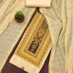 SAINOOR Embroidered Unstitched Dress Material-picture-10