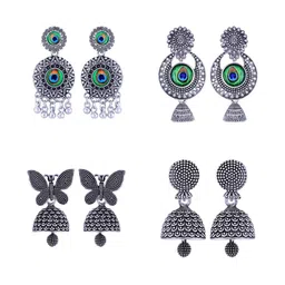 VIVASTRI Women Gold-Plated Alloy Earrings-picture-31