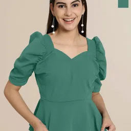 Tromko Sweetheart Neck Puff Sleeve Top-picture-16