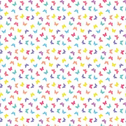 BELLA TRUE White & Red 2 Pieces Quirky Printed Black Out Door Curtains image 3