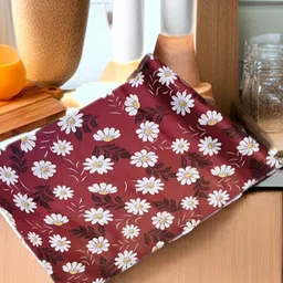 REVEXO Maroon & White Printed Water-Resistant Shelf Liner-picture-19