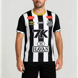 dostitch Men Neymar Striped Dri-FIT T-shirt-image-97