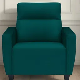 ARRA Green Velvet 1 Seater Sofa-picture-53