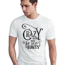 Seekbuylove Men Bio Finish Typography Printed Round Neck Pure Cotton T-shirt-picture-35