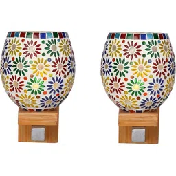 1ST TIME Multicoloured & Multicoloured Textured Wood Traditional Wall Lamp-image-68