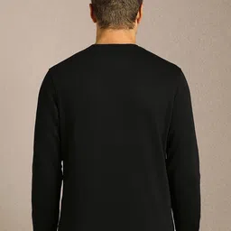 Louis Philippe Men Embroidered Pullover Sweatshirt image 3