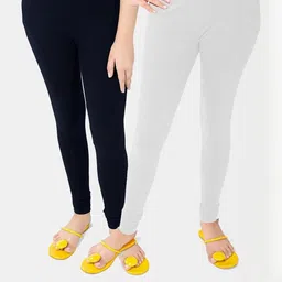 Tik Tok WEARS Girls Black Churidar Length Leggings-picture-37