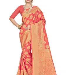 Maroosh Woven Design Zari Banarasi Saree-picture-12