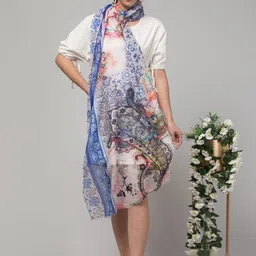 J Style Women Printed Stole image 5