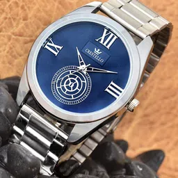 CRESTELLO Men Dial & Stainless Steel Bracelet Style Straps Analogue Watch CR-GR248-BLU-CH-picture-6
