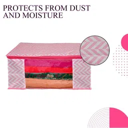 AMAK INC Pink Fabric Multi-Utility Wardrobe Organisers image 4