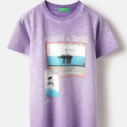 United Colors of Benetton Boys Graphic Printed Round Neck Regular Fit T-shirt-picture-33