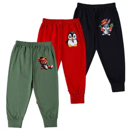 ISHRIN Set Of 3 Printed Mid-Rise Joggers-image-19