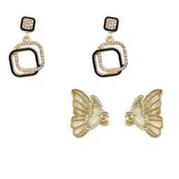 Pinapes Geometric Drop Earrings-picture-38