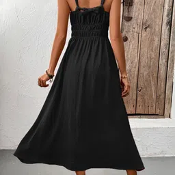 all about you Fit and Flare Maxi Dress image 4