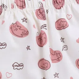 MooNKids Infants Pack Of 3 Printed Pure Cotton Boyshort Briefs MK_Brief_3 beig pch ylw image 4