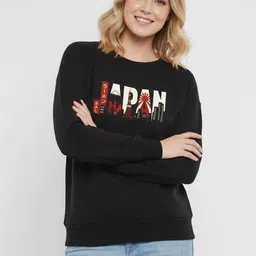 Calm Down Women Printed Sweatshirt image 2