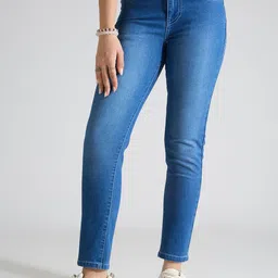 TARAMA Women Skinny Fit Cotton Stretchable Jeans-image-47