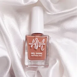 nails & more Gel Shine Argan Oil Glossy Long-Wearing Nail Polish - 10 ml Auburn 43 image 3