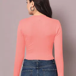 Dream Beauty Fashion Women Round Neck Fitted Top image 4