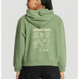 Bene Kleed Women Printed Hooded Sweatshirt image 3