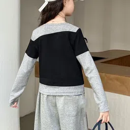 LULU & SKY Girls Printed T-shirt with Trousers image 3