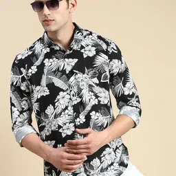 SHOWOFFFF Men Comfort Slim Fit Floral Printed Casual Shirt-picture-27