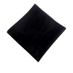 VOICI Black Solid Pocket Square-picture-42