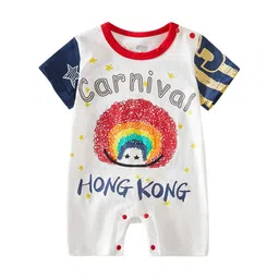 StyleCast x Revolte Infant Boys Printed Cotton Rompers-picture-23