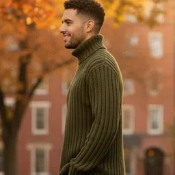 Mast & Harbour Men Ribbed Pullover image 4