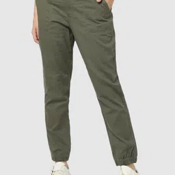 GAP Women Pure Cotton High-Rise Joggers-image-84