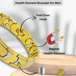 Jewelry Miguel Men Gold-Plated Wraparound Bracelet image 2