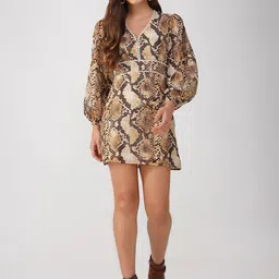 HERE&NOW Women A-Line Mini Dress-picture-25