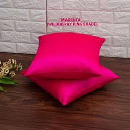 RoyalDeco Magenta Set of 2 Square Cushion Covers image 3