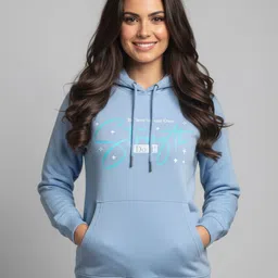 Mast & Harbour Women Printed Hooded Sweatshirt-picture-36