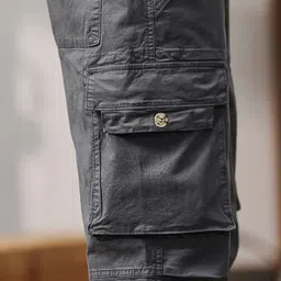 Mast & Harbour Men Relaxed Cargos Trousers image 5