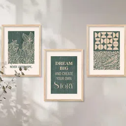 walllane Motivational Wall Art With Frame Home Decor Wall Painting For Living Room Office Bedroom-picture-21