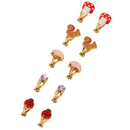Accessorize Set Of 5 Contemporary Clip-on Studs image 3