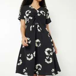 max Tie and Dye Print Fit & Flare Dress image 2