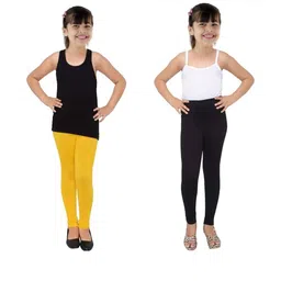 Tik Tok WEARS Girls Black Churidar Length Leggings-picture-39